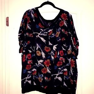 Koko Banded-Bottom Sheer Top 26/28